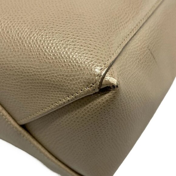 Auth CELINE Vertical Cabas Small Beige Leather Tote Bag - Picture 3 of 15